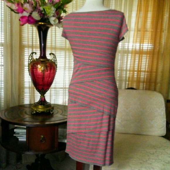 Bailey 44 striped layered or tiered dress - Picture 3 of 6